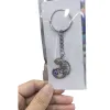 Silver chameleon creative keychain, a personalized and trendy pendant Item Picture